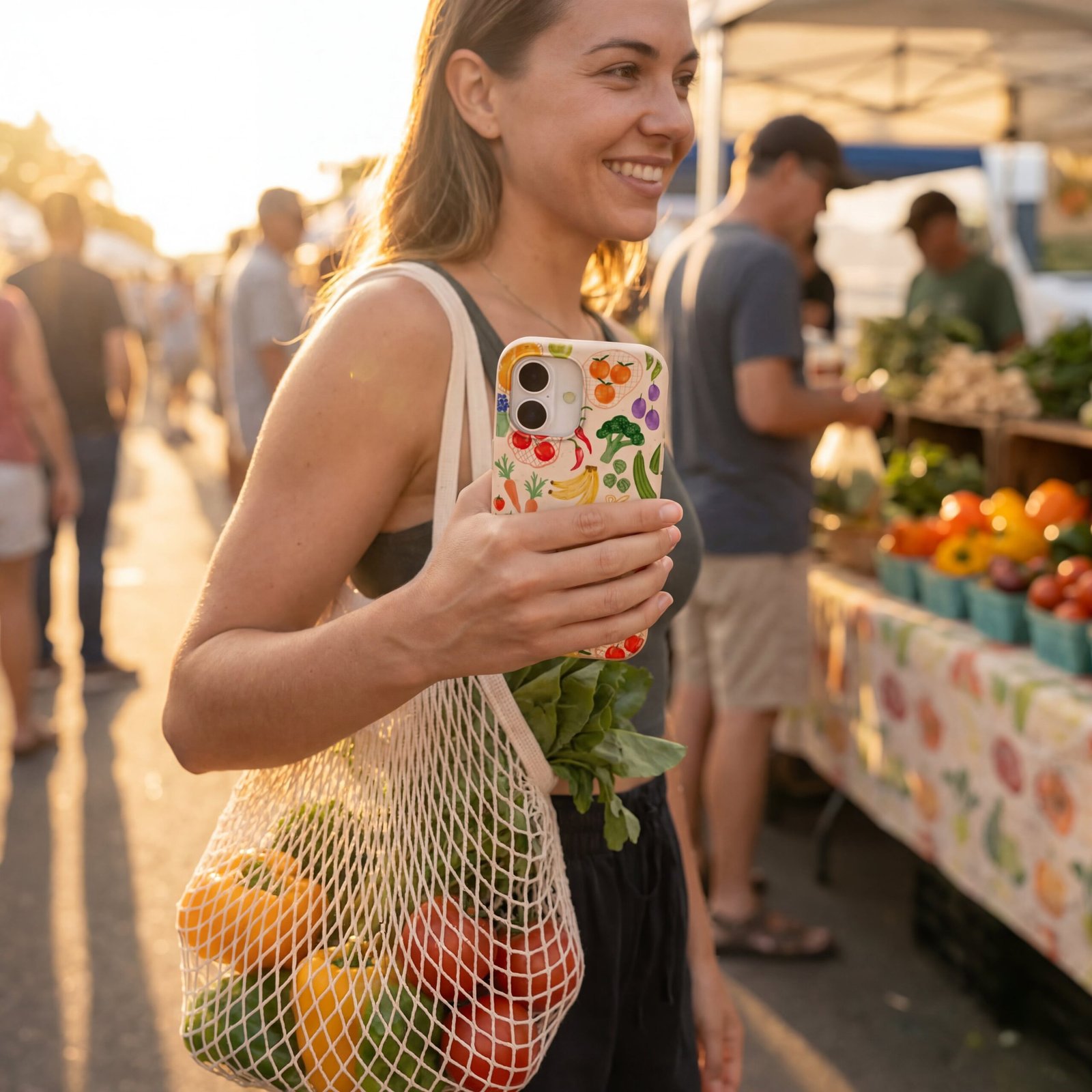 Seashell Fresh Market iPhone 16 Case - Image 2