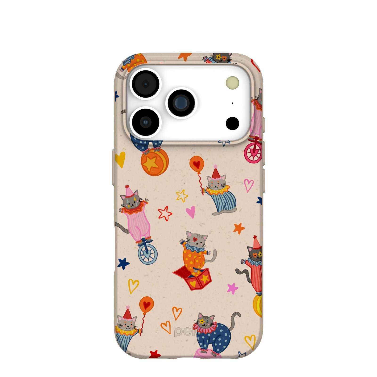 Seashell Cat Clowns iPhone 18 Pro Case