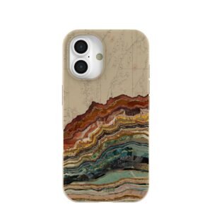 London Fog Map Strata iPhone 16 Case