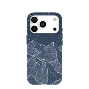 Navy Blue Night Panorama iPhone 18 Pro Case