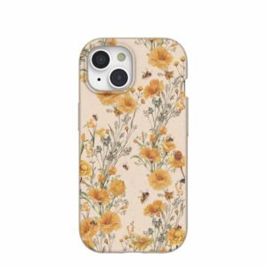Seashell Vintage Bee iPhone 15 Case